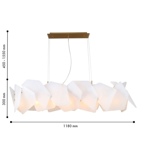 Подвесная люстра Favourite Lanvin 4725-12P Подвесная люстра Favourite Lanvin 4725-12P