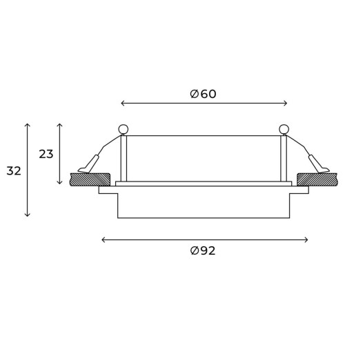 Встраиваемый светильник Hesby Lighting Vestby HSBL_0119