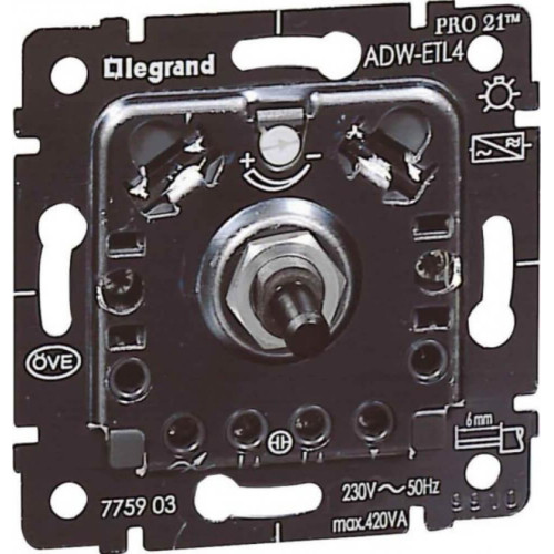 Диммер поворотный Legrand Galea Life 420W 775903