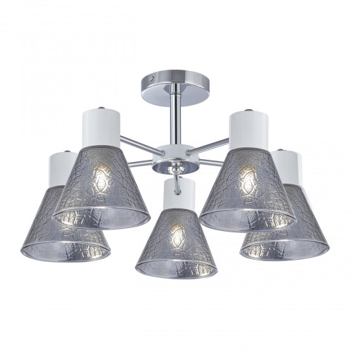 Люстра на штанге Arte Milano Napoli 322408/5 CR+WH