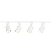 Трековый однофазный светильник (4 шт.) Эра TR70-SET4-GU10-WH Б0063933