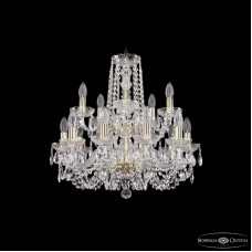 Подвесная люстра Bohemia Ivele Crystal 1402/10+5/195/2d G