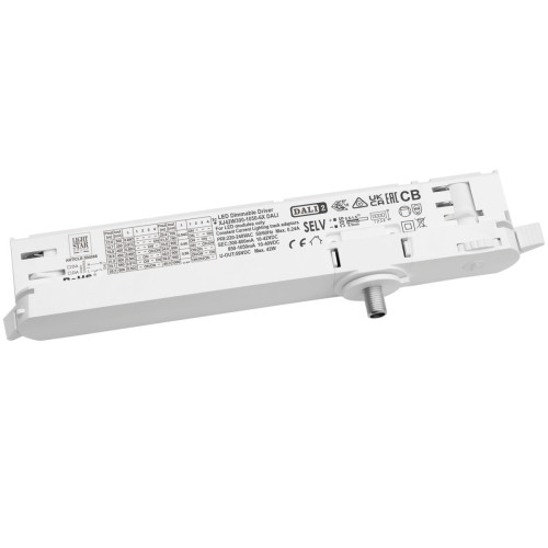 Адаптер с драйвером с DIP-switch управляемый по DALI д/трек-системы Quattro Lightstar 594066 Адаптер с драйвером с DIP-switch управляемый по DALI д/трек-системы Quattro Lightstar 594066