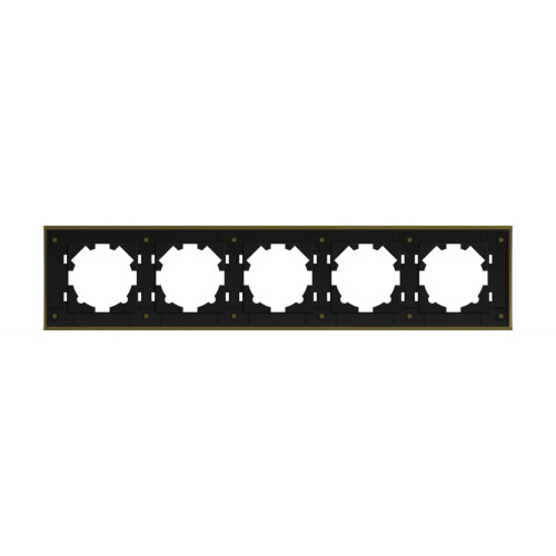 Рамка пятиместная ELBI Zena Platin 500-073400-250