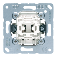 Кнопка 10AX 250V однополюсная с НО контактом Jung EP431U