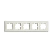 Рамка на 5 постов Mono Electric Despina жемчуг 102-250000-164