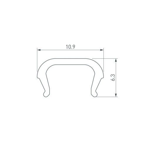 Экран Arlight LINE-D-1111-2000 OPAL (Пластик) 061086