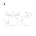 Трековый магнитный светильник Arlight MAG-MICROCOSM-SFERO-R80-7W Day4000 (BK, 230 deg, 24V) (IP20 Металл) 051783