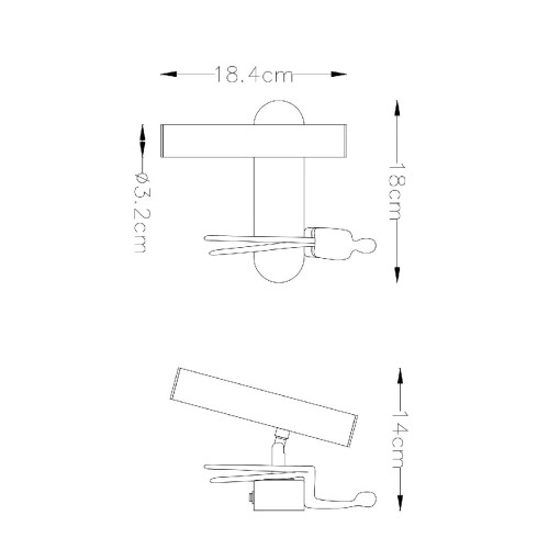 Спот Arte Lamp Albert A2173AP-1BK