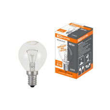 Лампа накаливания TDM Electric Е14 40W прозрачная SQ0332-0001