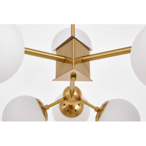 Люстра на штанге Lumina Deco Zodiak LDP 160-12 MD+WT