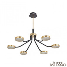 Люстра на штанге Arte Milano Ferrara 276079/6 BK/GD