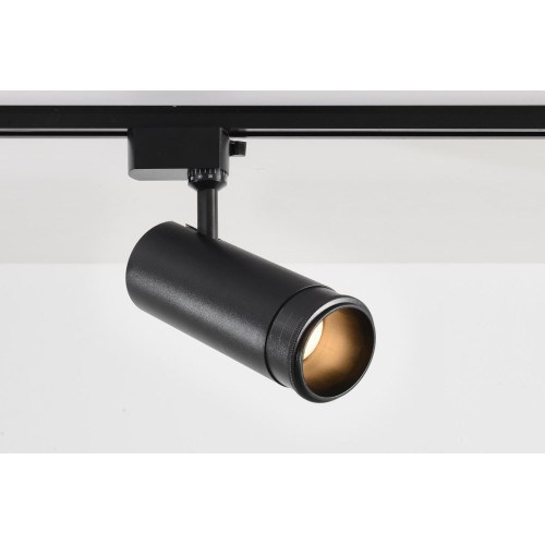 Трековый однофазный светильник Crystal Lux CLT 0.31 021 BK 3CCT ZOOM
