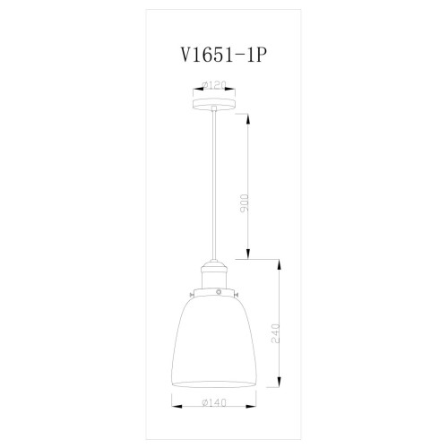 Подвесной светильник Moderli Single V11517-1P