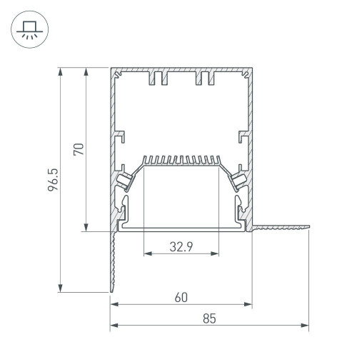 Соединитель профиля Arlight SL-LINIA 030136