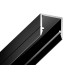 Алюминиевый профиль накладной 10*10 для светодиодной ленты до 8мм Ambrella Light Illumination GP1650BK