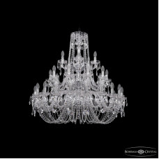 Подвесная люстра Bohemia Ivele Crystal 1402/20+10+5/360/3d Ni