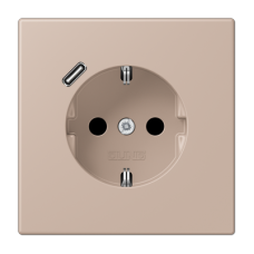 Розетка 2K+З USB Typ C Jung LC1520-18C240
