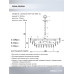 Подвесная люстра Lumien Hall Bernat LH0062/18P-GD-SMK-CL