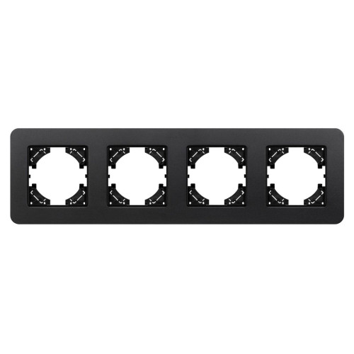 Рамка на 4 поста алюминиевая Arlight FRM-AKIRY-SFAL-4-BK 049744