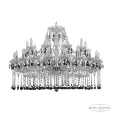 Подвесная люстра Bohemia Ivele Crystal 1413/20+10/400 Ni K781