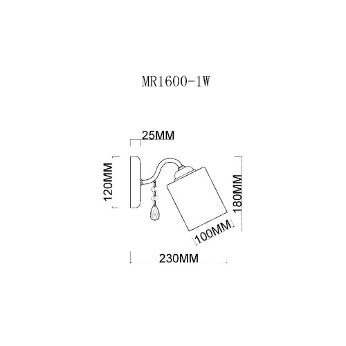 Бра MyFar Patrick MR1600-1W