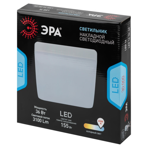 Настенно-потолочный светильник Эра LED 16-36-6K Б0054343