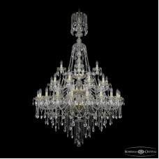 Подвесная люстра Bohemia Ivele Crystal 1415/20+10+5/400/XL-180/3d G