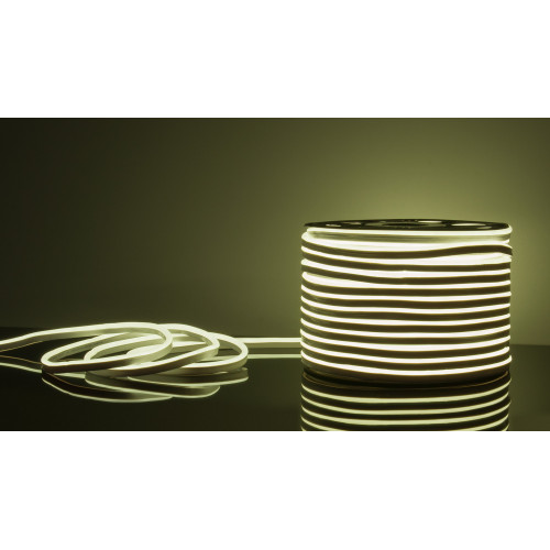 Светодиодный гибкий неон Elektrostandard 220V 9,6W 120Led 2835 IP67 односторонний холодный белый, 50 м 4690389121456