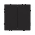 Механизм выключателя двухклавишный непроходной Arlight SWT-NOBE-MK02-SFPL-BK (230V, 10A) 054252