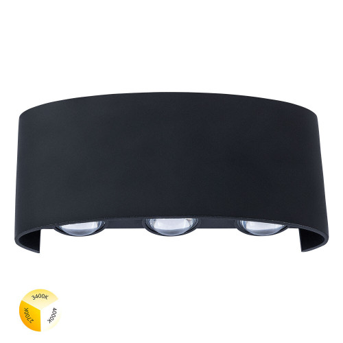 Уличный настенный светильник Arte Lamp Bosto A3722AL-6BK Уличный настенный светильник Arte Lamp Bosto A3722AL-6BK