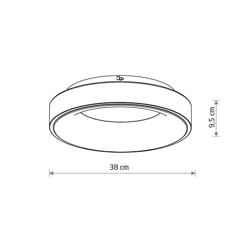 Потолочный cветильник Nowodvorski Nikki Round Led White 11200