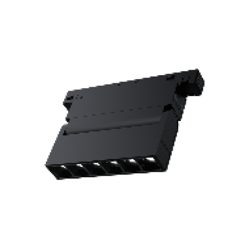 Трековый светильник Yeelight Pro E20 магнитный, гриль, поворотный, малый, 6 спотов, черный YP-0061