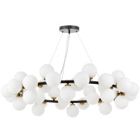 Подвесная люстра Lumina Deco Marsiada LDP 6033-40 BK+MD