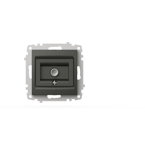 Розетка для TV с экраном (концевая) ELBI Zena Vega 609-011100-273