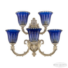 Бра Bohemia Ivele Crystal Florence 7109B16/3+2/210 GW P2 U Clear-Blue/H-1K