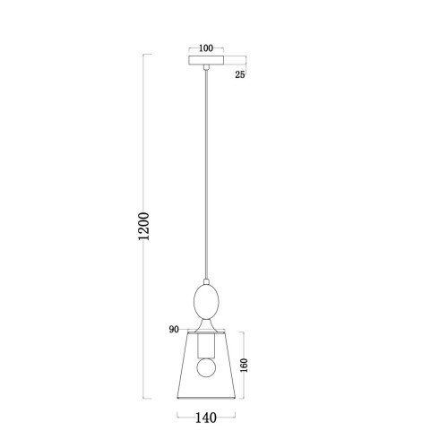 Подвесной светильник Freya Sofi FR2022PL-01CH