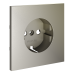 Накладка для розетки с заземлением Voltum S70 (шелк) VLS000604