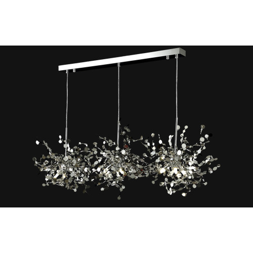 Подвесной светильник Crystal Lux GARDEN SP3х3 L1200 CHROME