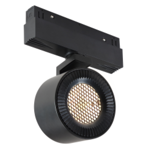 Трековый магнитный светильник iLedex Vision 4822-010-D82-12W-38DG-4000K BK (WALL WASHER)
