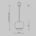 Подвесной светильник Maytoni Brio MOD466PL-L12W3K