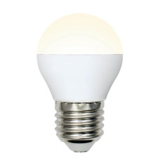 Лампа светодиодная (UL-00002377) Uniel E27 6W 3000K матовая LED-G45-6W/WW/E27/FR/MB PLM11WH