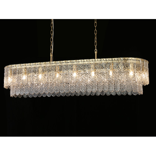Подвесная люстра Newport Daisy 8370/140 C oval brass М0070732