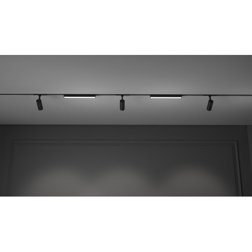 Трековый светильник Yeelight Pro S21+ магнитный, гриль, 5 спотов в контуре, черный YP-0129-B