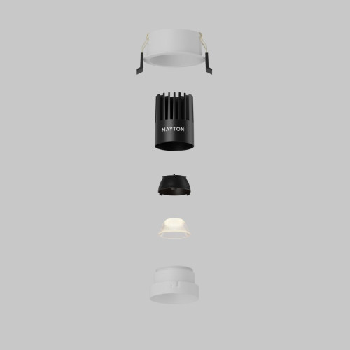 Встраиваемый светильник Maytoni Dip DL115-10W-2.7K-W