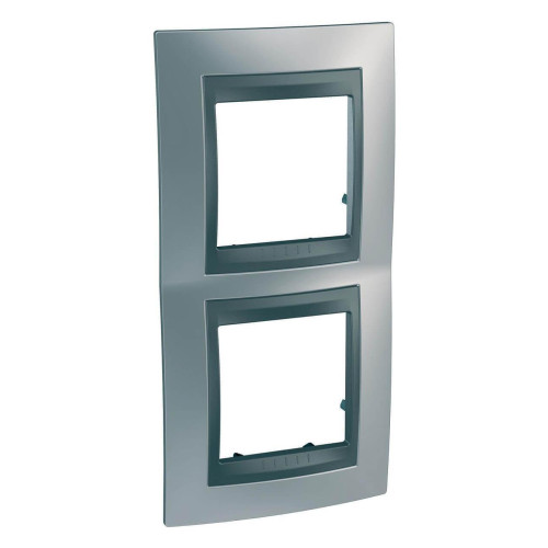 Рамка 2-постовая вертикальная Schneider Electric Unica Top MGU66.004V.238