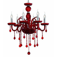 Подвесная люстра Ideal Lux Giudecca SP6 Rosso 027418