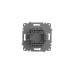 Выключатель одноклавишный проходной с подсветкой ELBI Zena Vega 609-010300-210