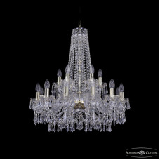 Подвесная люстра Bohemia Ivele Crystal 1403/12+6/240/h-76 G