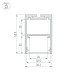 Алюминиевый профиль Arlight ARH-Line-3750A-3000 Anod 036137